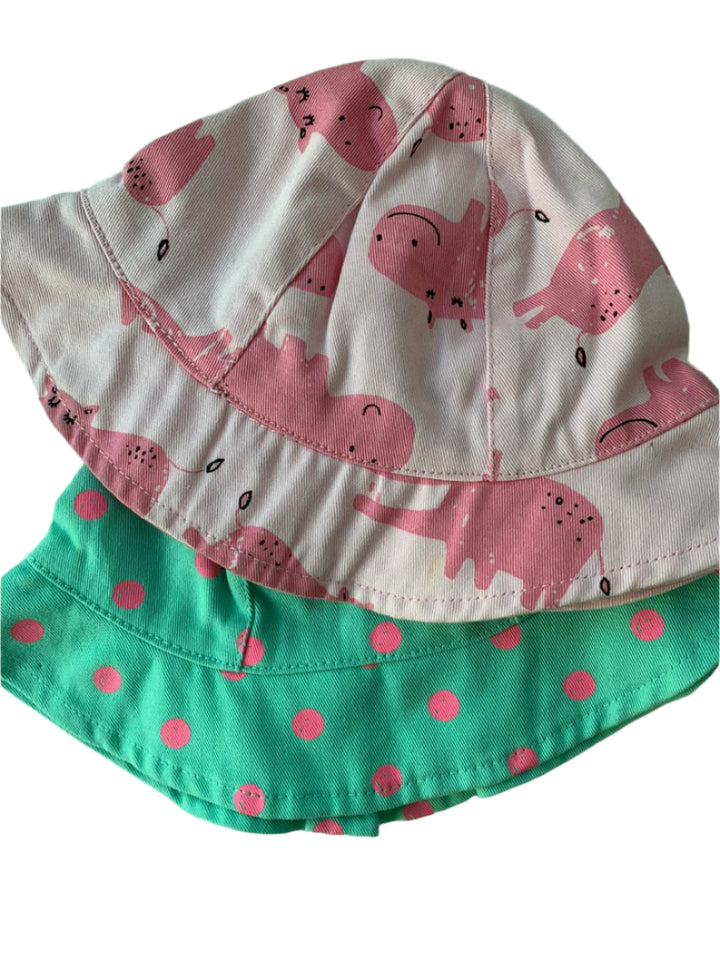 Next 2 Pack Sun safe Girl Hat (0-3/6-12 Months )
