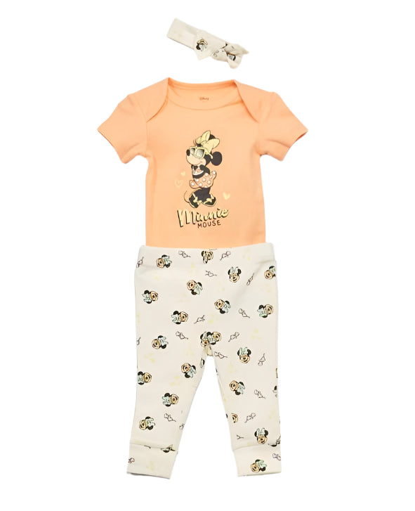 Kiabi France Body + Footless Legging + Head Band Set 