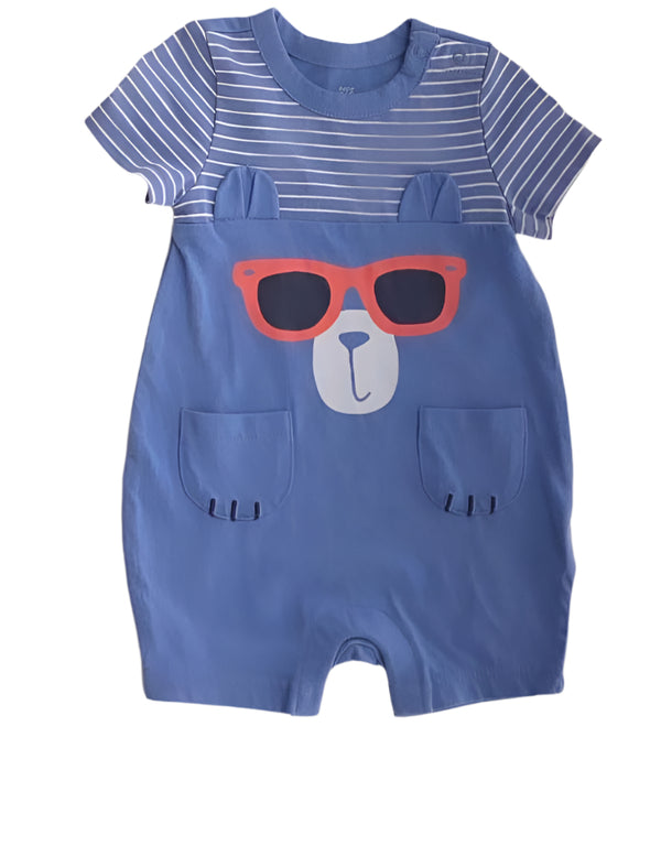 Gap Blue Boys Romper (3-6 Months )