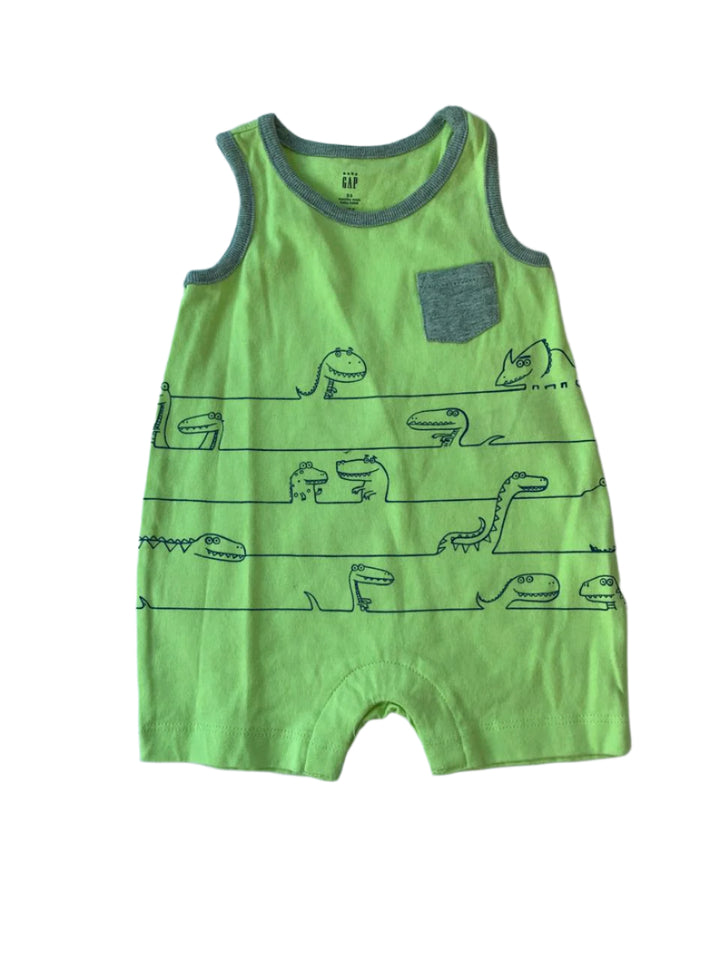 Gap Boys Cotton Romper (0-3 Months )