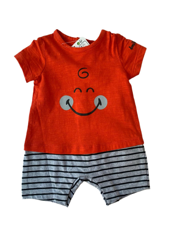 Orchestra Boys Cotton Romper (1 Months )
