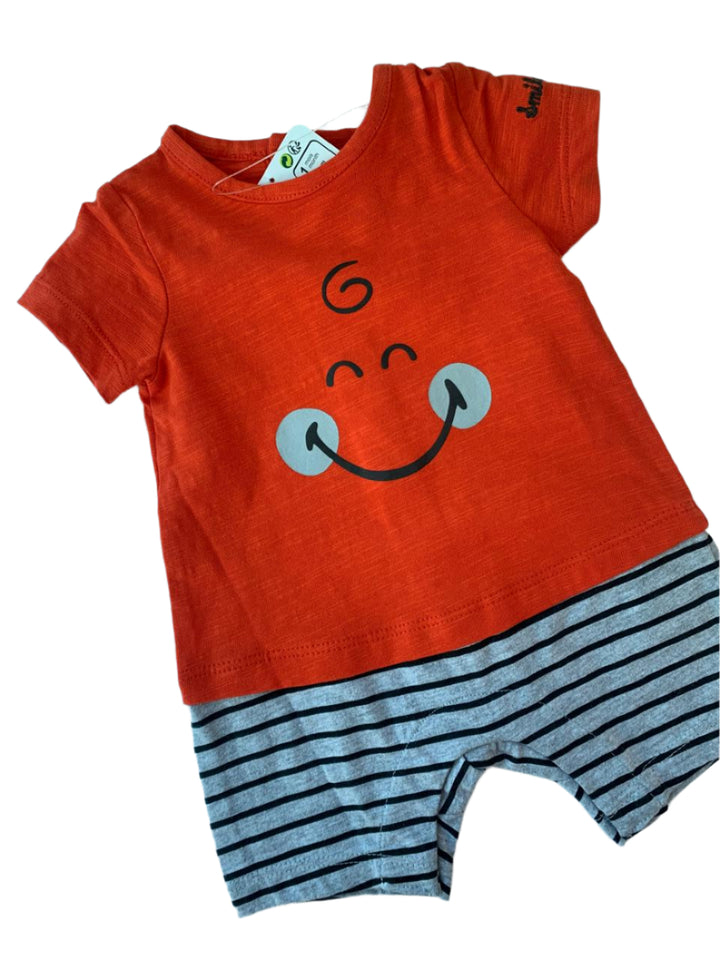 Orchestra Boys Cotton Romper (1 Months )