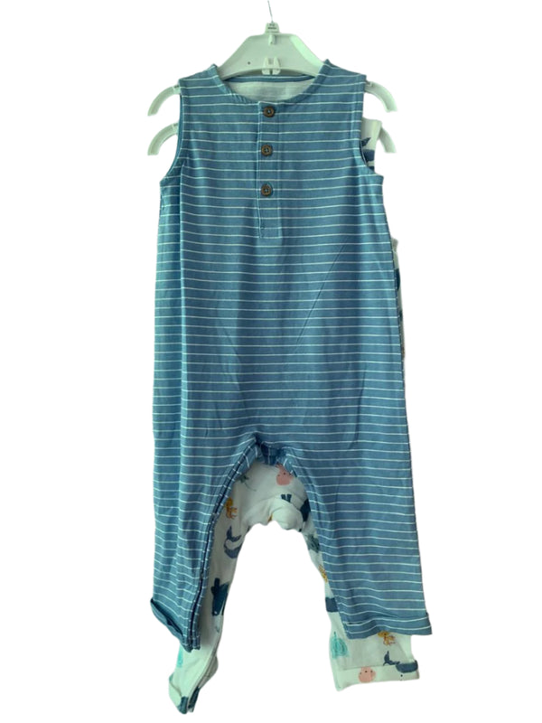 Matalan 2 Pack Sleeve Less Cotton Boys (9-12 Months )