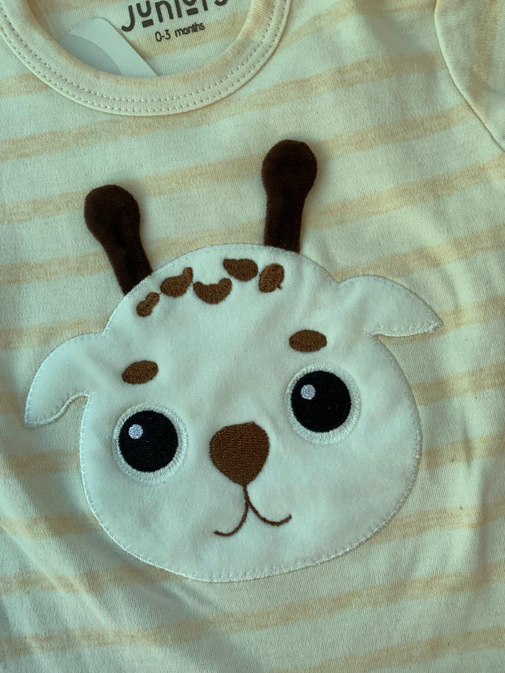 Juniors Cotton Boys Romper (0-3 Months )