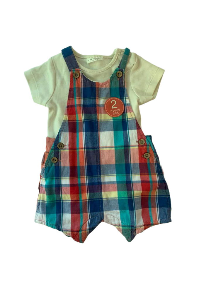 Next 2 Pieces Bodysuit And Romper (Up To 1 Months )