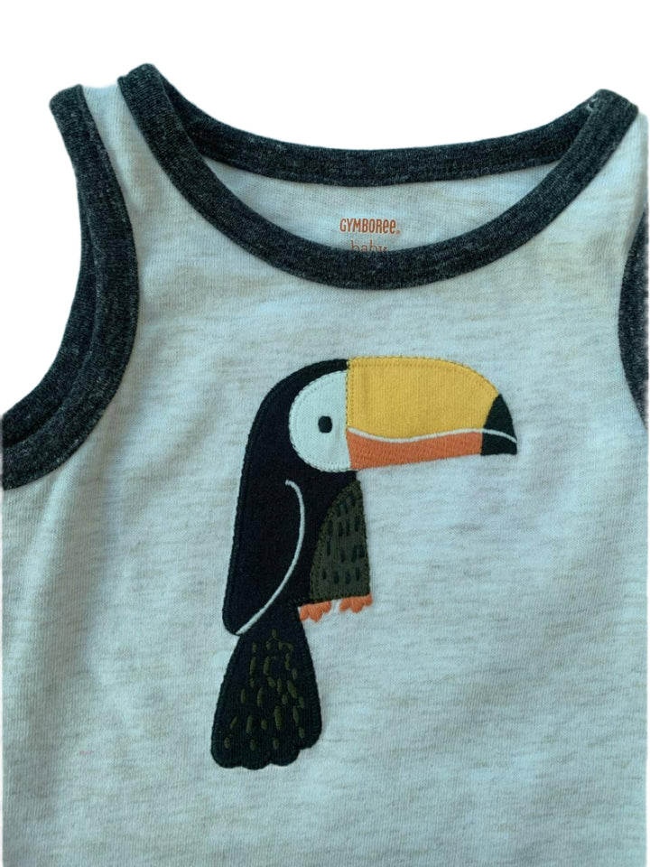 Gymboree Sleeve Less Boys Bodysuit (0-3/3-6 Months )