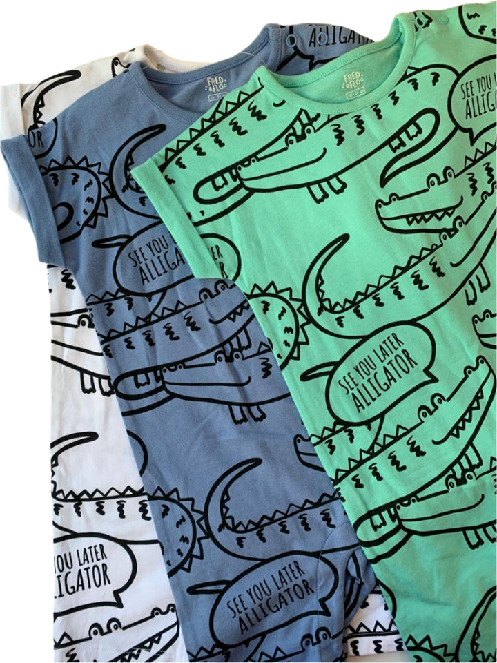 F&F 3 Pack Boys Rompers (18-24 Months )