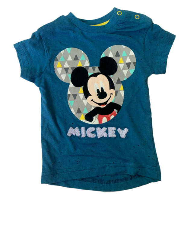 Twenty 4 Cotton Mickey Boys Short Sleeve T-Shirt (6-9/9-12 Months )