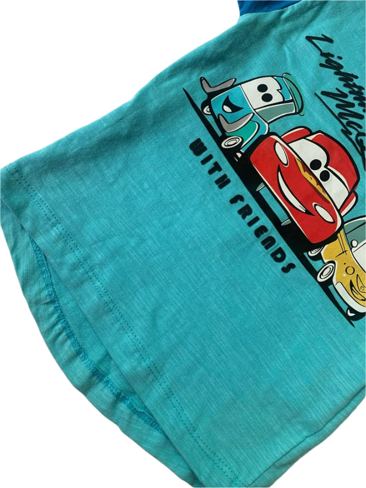 Disney Cotton Short Sleeve Boys T-Shirt (12-18 Months )