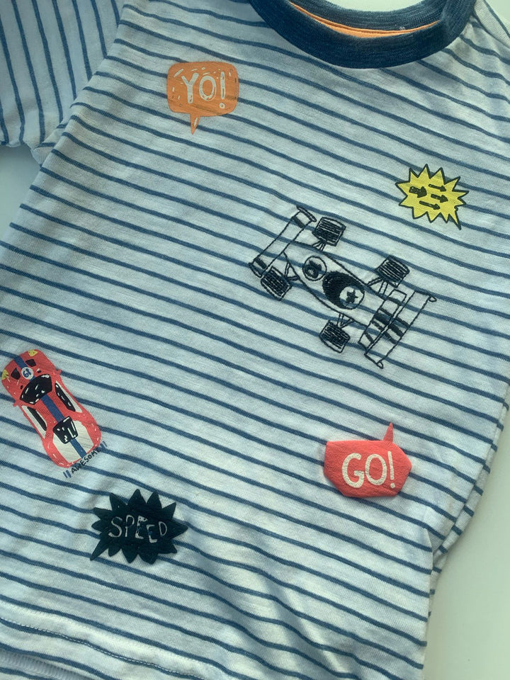Mothercare Cotton Short Sleeve Boys T-Shirt (12-18 Months )
