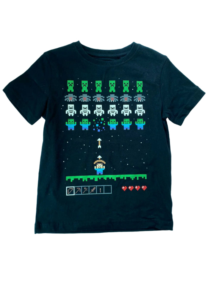 Next Short Sleeve Minecraft Boys Cotton T-Shirt (4 Years )