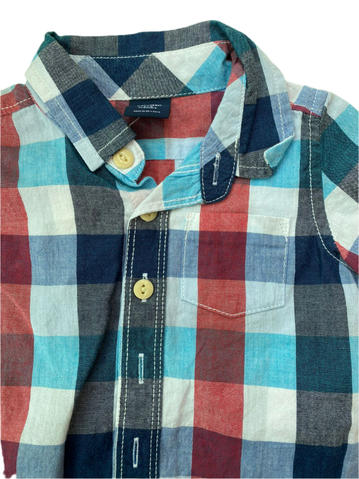 Gap Short Sleeve Cotton Boys Shirt (3-6 Months )