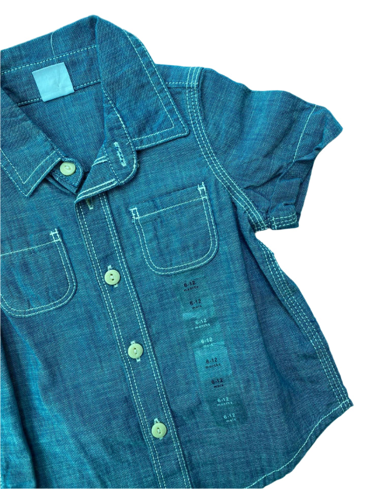 Gap Short Sleeve Cotton Boys Shirt