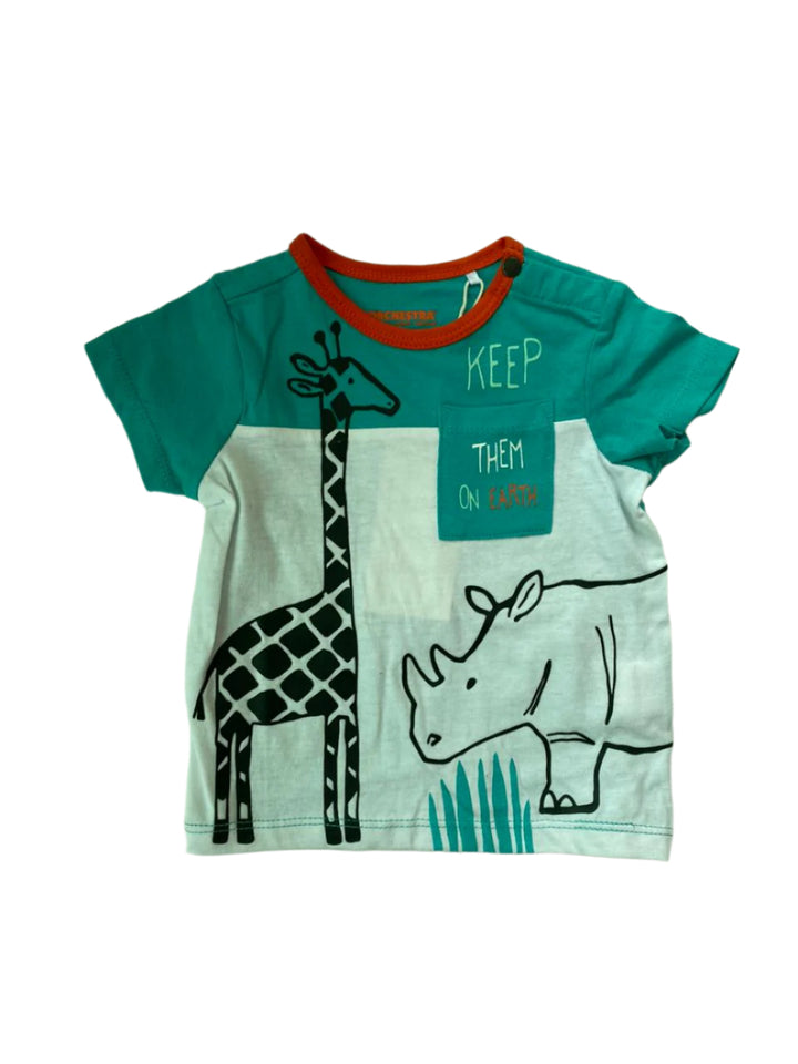 Orchestra Short Sleeve Cotton Boys T-Shirts (6 Months ) 
