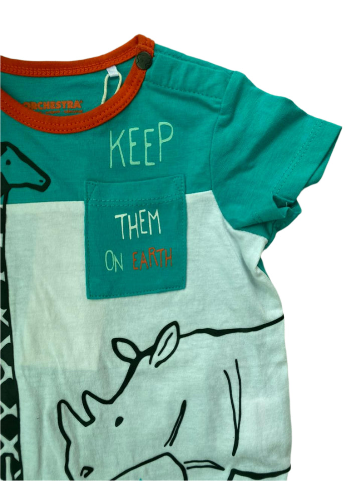 Orchestra Short Sleeve Cotton Boys T-Shirts (6 Months ) 