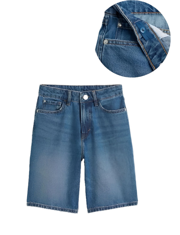 H&M Uk Loose Denim Short