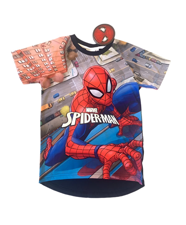 Marvel Spider-Man Short Sleeve Boys T-Shirt (6-7 Years )