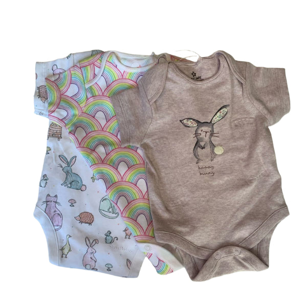Next uk 3 pack 100% Cotton Bodysuit (up to 1months)