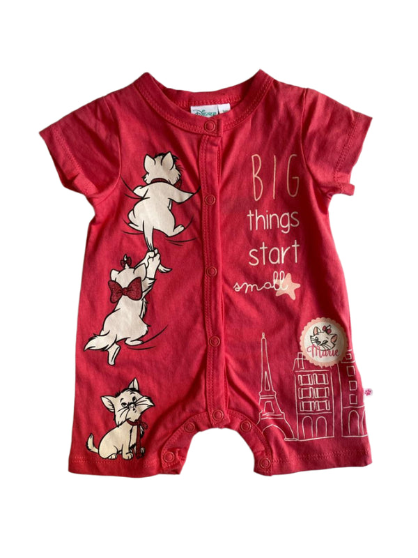 Disney Baby Marie Romper 100% Cotton (1 month)