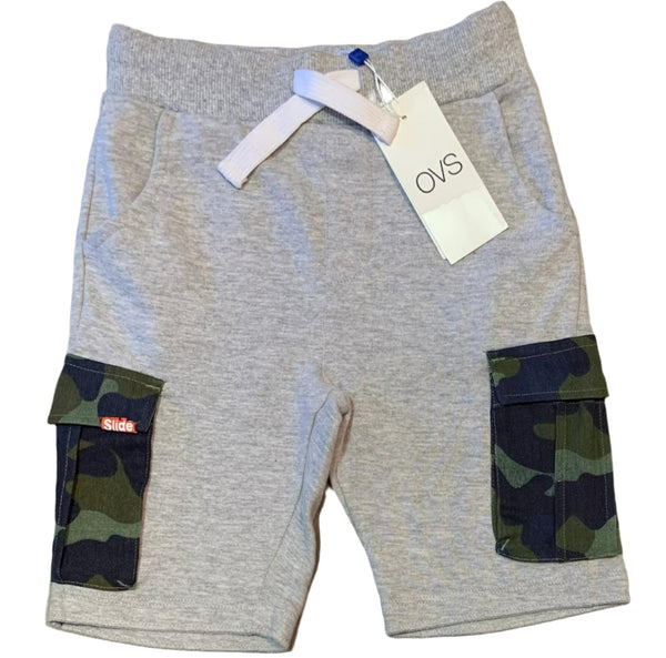 OVS Grey Cotton Boys Short (5-6 / 7-8 Years )