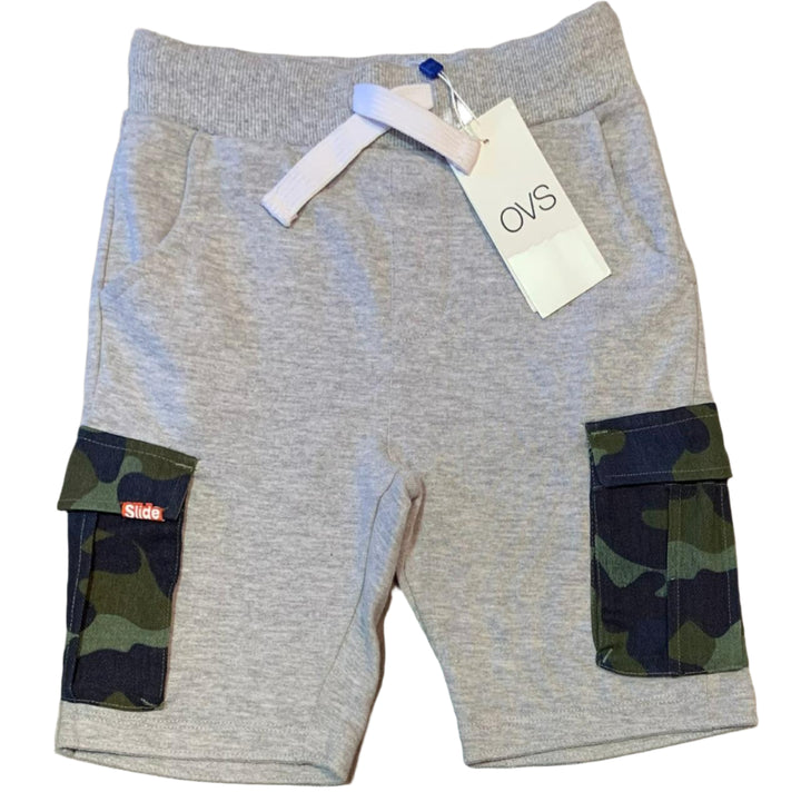 OVS Grey Cotton Boys Short (5-6 / 7-8 Years )