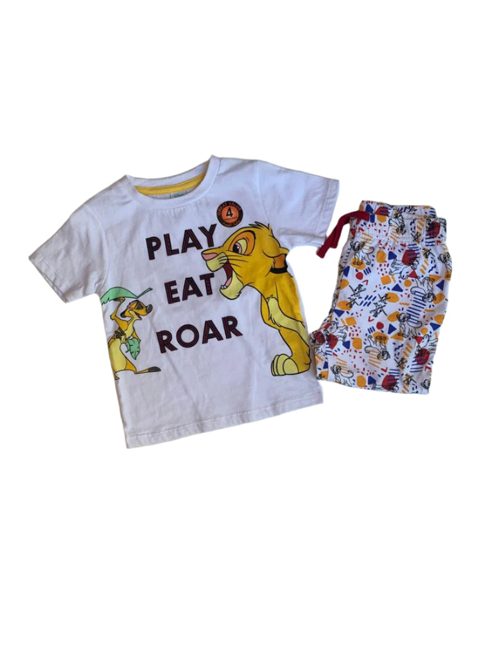 Twenty 4 2 Pack Boys Short Sleeve Pyjama (12-18 Months )