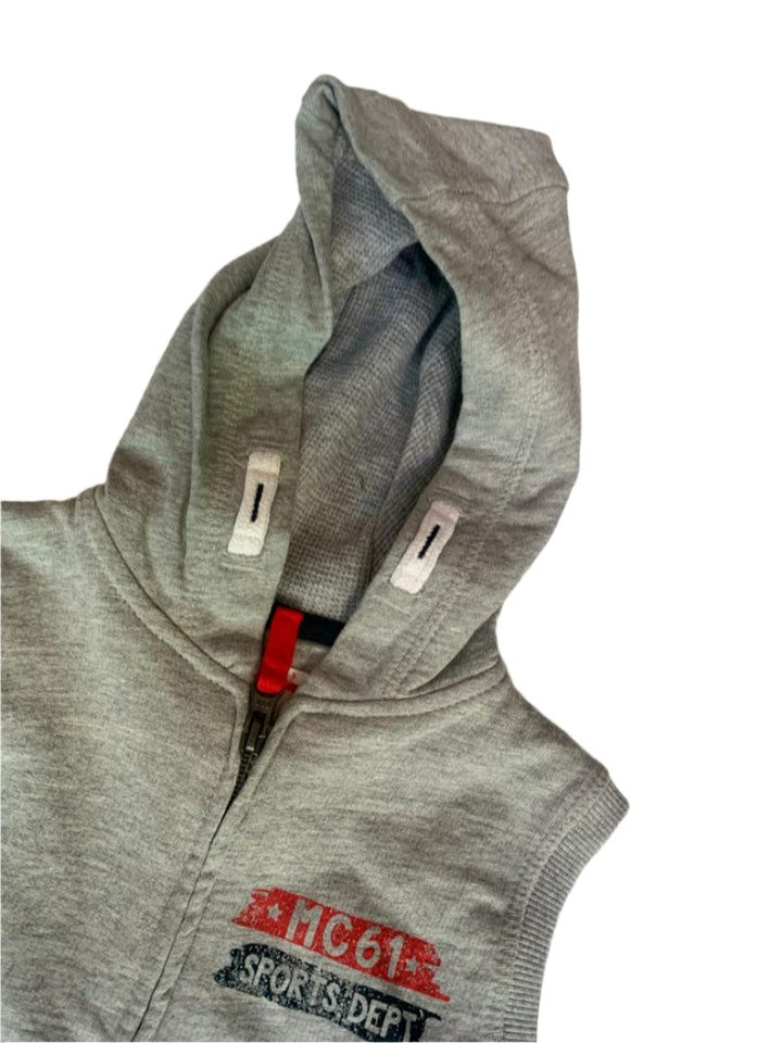 Mothercare Boys Sleeve Less Zip Hooded Zip Sweatshirt (1.5-2 Years )
