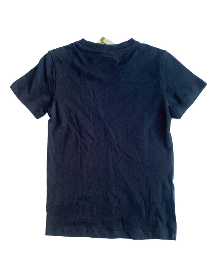 OVS Navy Short Sleeve Cotton Boys T-Shirt (6-7/7-8 Years )