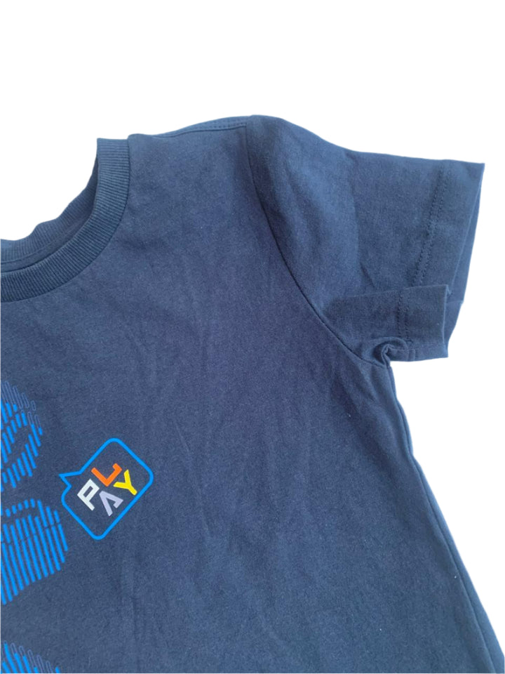 OVS Navy Short Sleeve Cotton Boys T-Shirt (6-7/7-8 Years )