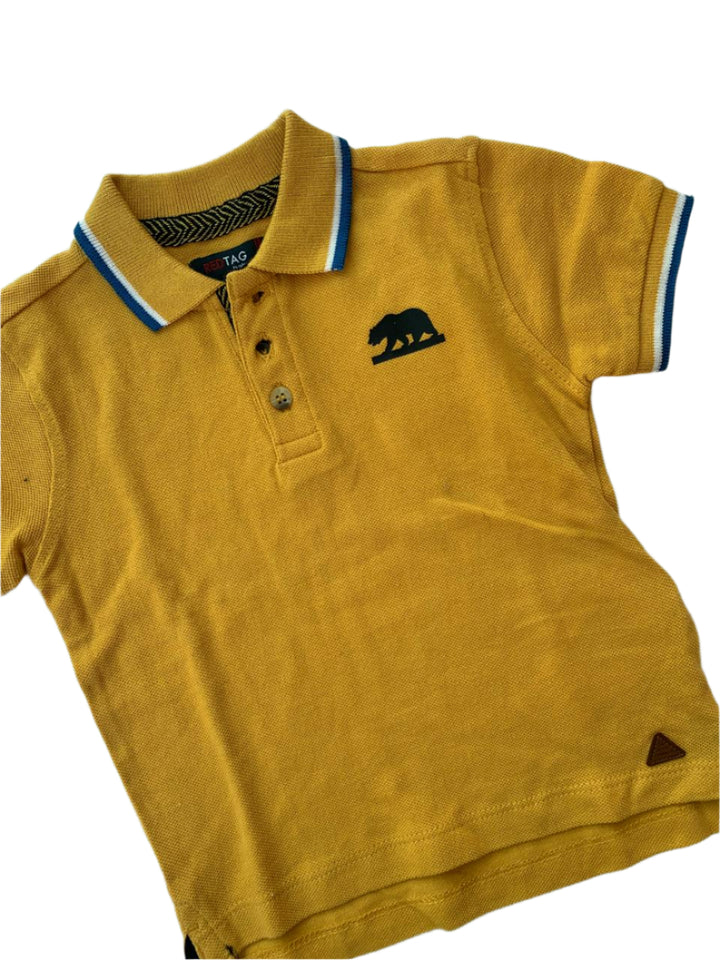 twenty 4 Short Sleeve Polo Boys T-Shirt (6-12 Months )