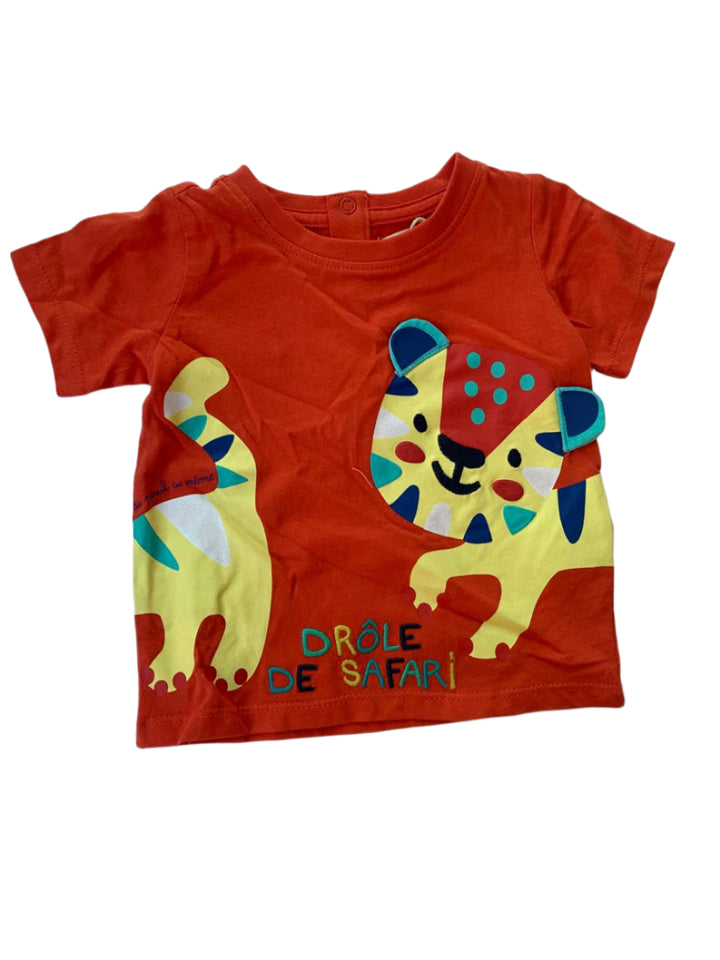 du pareil au meme Short Sleeve Cotton Boys T-Shirt ( 12 Months )