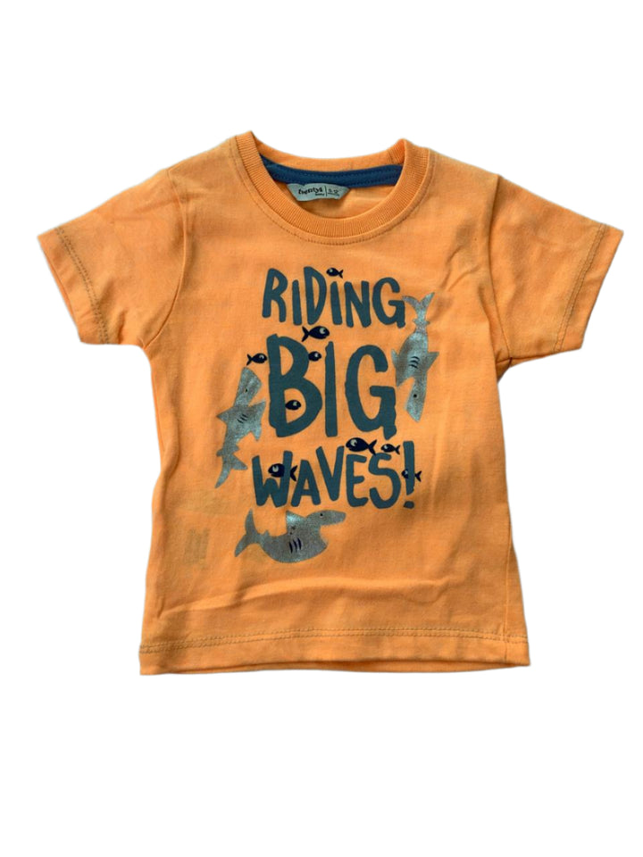 Twenty 4 Short Sleeve Boys Cotton T-Shirt ( 9-12 Months )