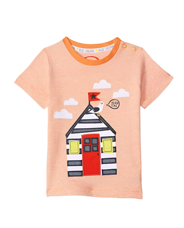 Mothercare UK Cotton Short Sleeve Boys T-Shirt (3-6/6-9 Months )