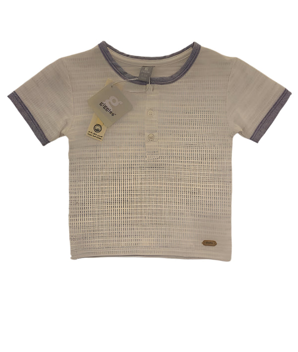Giggles Short Sleeve Boys Cotton T-Shirt (3-6/9-12 Months ) 