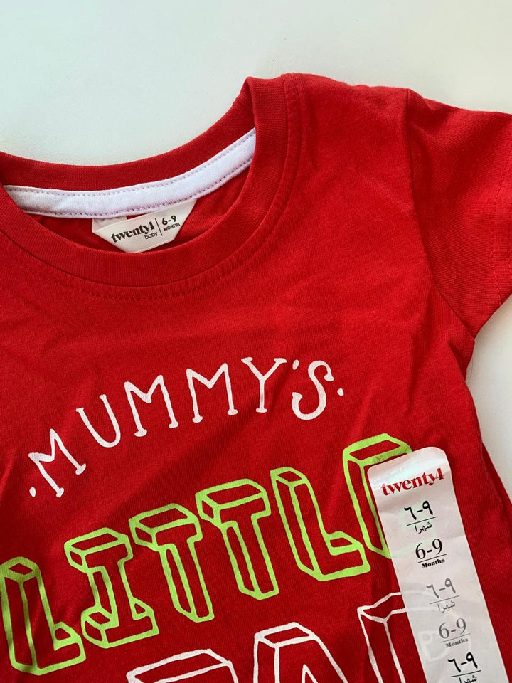 Twenty 4 Short Sleeve Boys Cotton T-Shirt (6-9 Months )