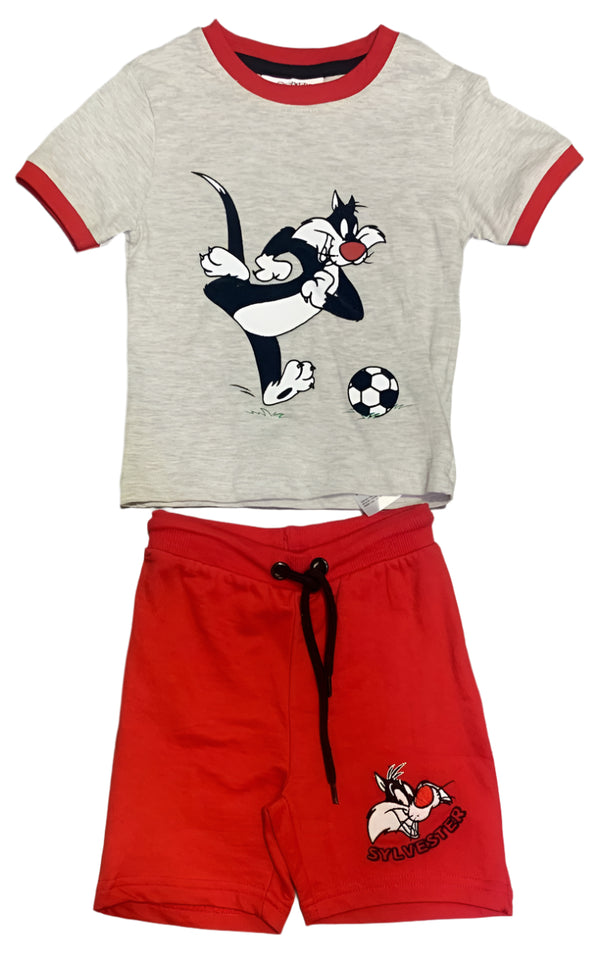 Twenty 4 Cotton Shorts / Short Sleeve Boys Set (9-12 / 12-18 Months )