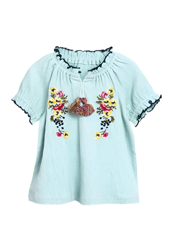Next UK Cotton  Short Sleeve Girls T-Shirt (3-6 Months )
