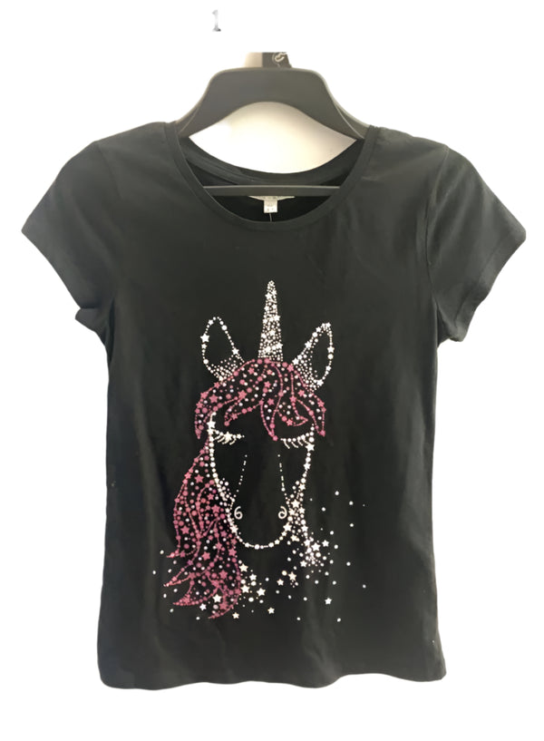 Bluezoo Short Sleeve Cotton Girls T-Shirt  (8-9 Years )