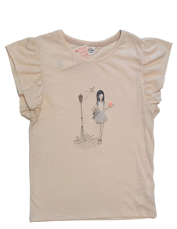 Tape à L’oeil Short Sleeve Cotton Girls T-Shirt ( 12 Years )