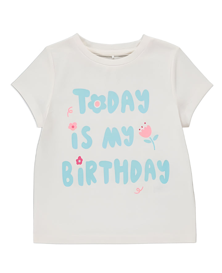George UK Short Sleeve Cotton Girls T-Shirt ( 3-4 / 4-5 Years )