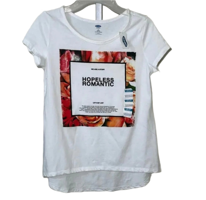 Old Navy Short Sleeve Cotton Girls T-Shirt ( 6-7 Years )