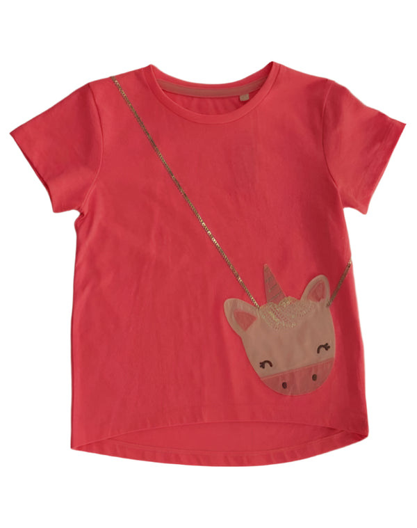 Bluezoo Cotton Short Sleeve Girls T-Shirt ( 4-5 Years )