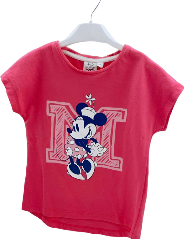 Disney Cotton Short Sleeve Girls T-Shirt (24-36 Months / 3-4 Years )