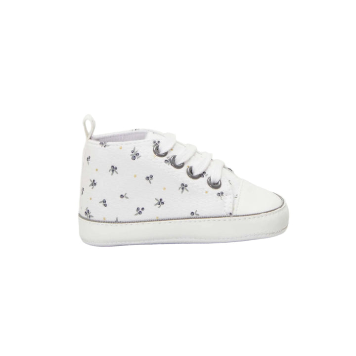 Kiabi White flower Printed Baby Girl Shoes
