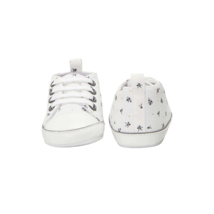 Kiabi White flower Printed Baby Girl Shoes