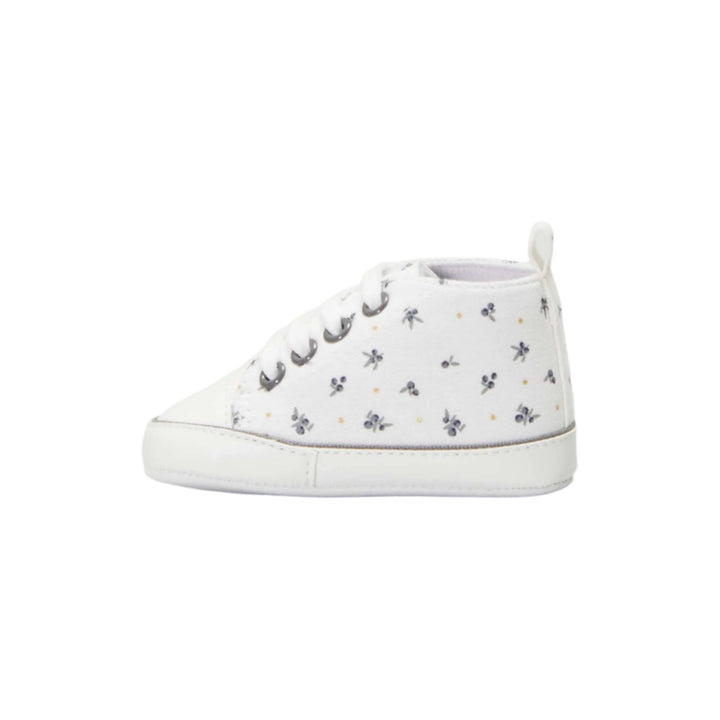 Kiabi White flower Printed Baby Girl Shoes