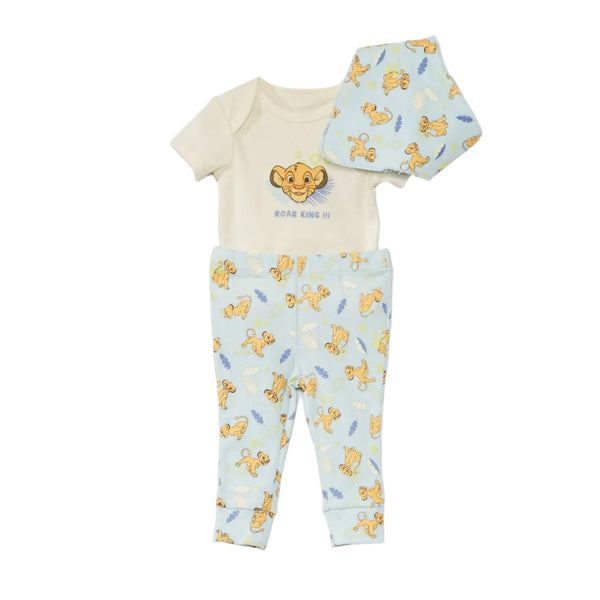 Kiabi France 100% Cotton Lion King Set 3 Pieces