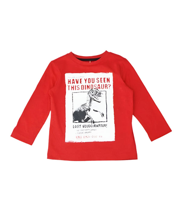 Twenty Four Have you Seen this Dinosaur Long Sleeve Shirt
