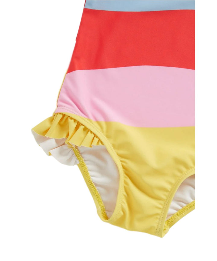 Mothercare Girls Multicolored Frill Swimsuit