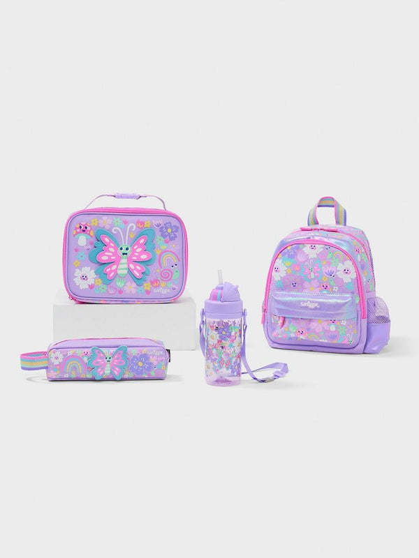 Smiggle Purple Over & Under Teeny Tiny 4 Piece Classic Bundle Backpack | CUU-6756
